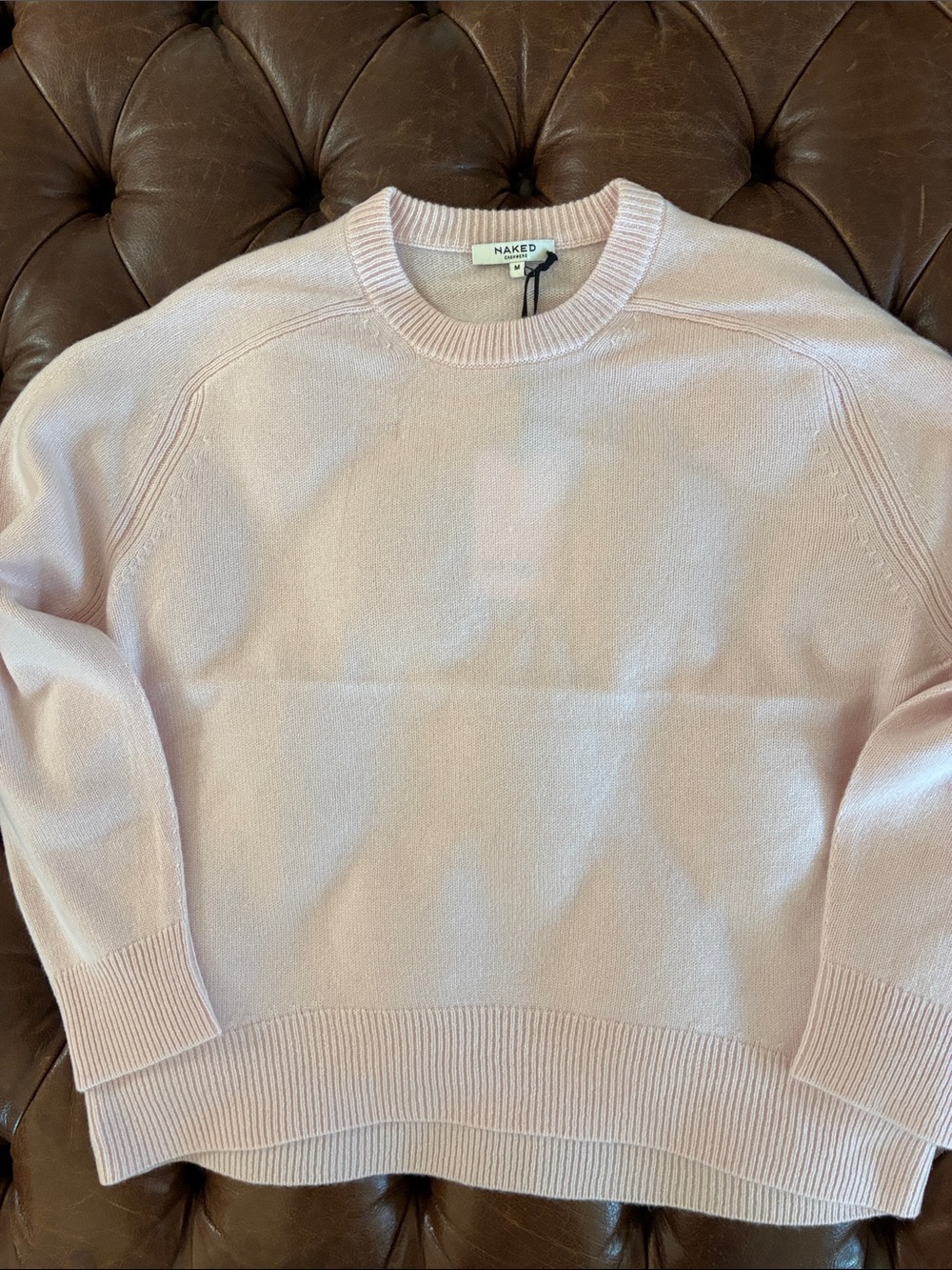 NWT NakedCashmere Pink Crewneck Sweater
